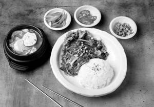 Japchaebap+Soontofu Jjigae