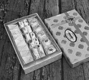 3 - Line Box #3 (500 Gms) ( Kaju Burfi, Kaju Roll, Khir Kadam)