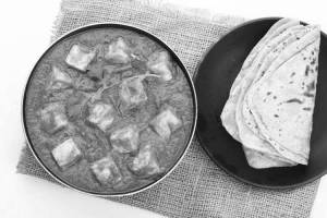 4 Roti Butter + Matar Paneer