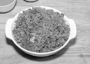 Mushroom Schezwan Fried Rice