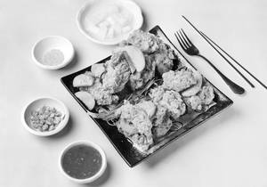 Half/Half Fried & Snowy With Bone