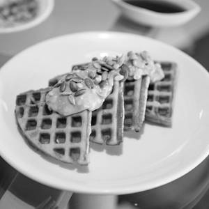 Waffles With Peanut Butter