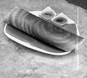 Cheese plain dosa