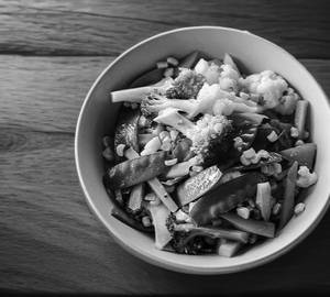 Boiled Vegetable Butter Fry