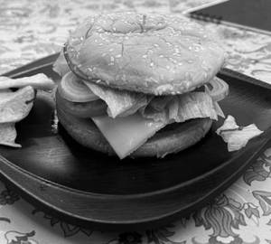 Veg Moroccan Cheese Burger