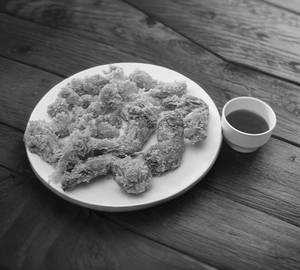2 pcs strip + chicken popcorn + wings [5 pieces]