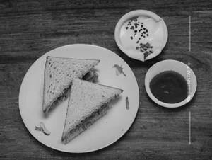 Cheese chutny sandwich