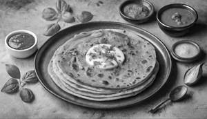 Aloo Paratha 2 Pcs With Pickle