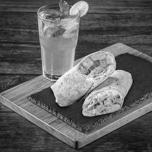 Whole Meat Chicken Wrap + Lime N Mint Mojito