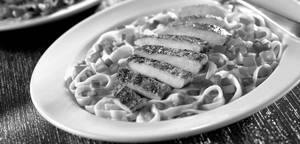 Blackened Chicken Alfredo Pasta