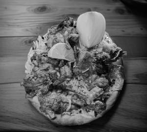 Chicken fry piece biryani fall