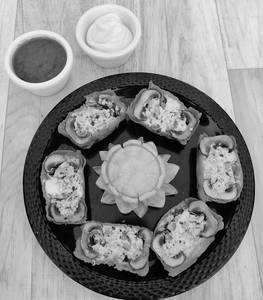 Stuffed Mushroom Kurkure