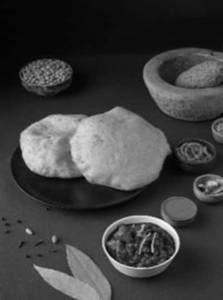 Chole Bhature (half) 1 Pc