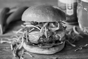 Garlic Red Chilli Burger