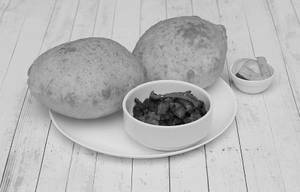 Chole Bhature (full) 2 Pcs