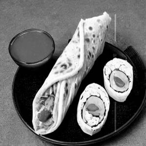 Egg Schezwan Roll