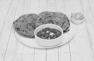 Paneer Handi & Lachha Paratha (half) 1 Pc