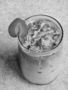 Strawberry Iced Latte