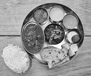Fried Mutton Thali