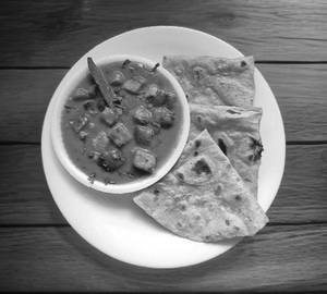 Panner With Paratha