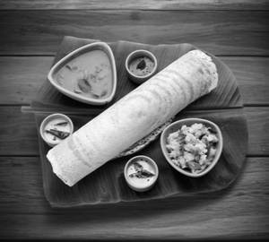 Ghee masala dosa