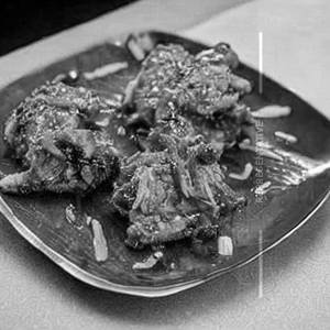 Crackling Spinach Chicken