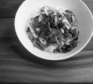 Pork Schezwan   [Dry]    [8Pieces]