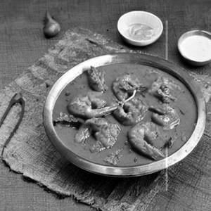 Varutharacha Prawns Curry 