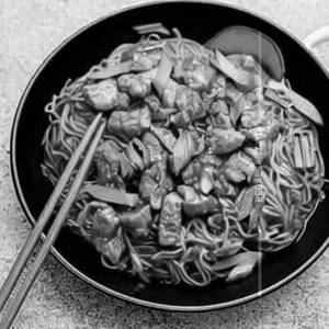 Pork Kung Pao Noodles