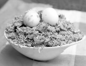 Egg Fried Biryani