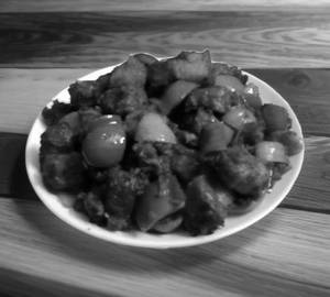 Pork chilli    [dry]    [8pieces]