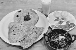Veg Fried Rice + Veg Tawa + 2 Chaas + 2 Papad Combo