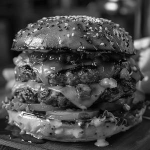 Jumbo chicken burger
