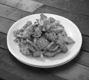 Chicken schezwan    [dry]     [8 pieces]