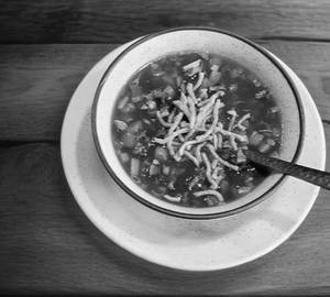 Manchow soup   [pork]