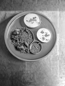 Mushroom Hyderabadi Dum Briyani
