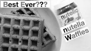 Nutella Chocolate Waffle 4Slice
