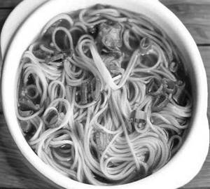 Veg soup chow