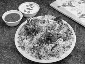 Hyderabadi Chicken Tikka Biryani