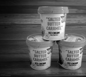 Salted Butter Caramel Ice Cream Cup ( 100 Ml ) 