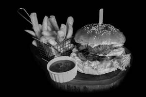 Grilled Paneer Mushroom Burger