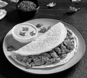 Chicken Omelette With Two Brown Breads