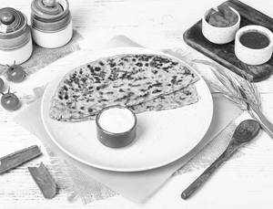 Sattu Ka Paratha (authentic Bihari Recipes)