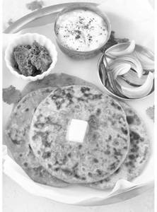 Aloo Paratha + Dahi (2pcs)                                     