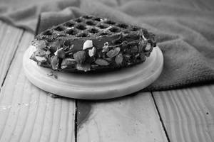 Almond Brownie Waffle