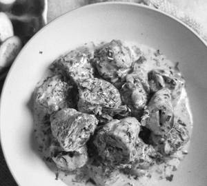 Malai chaap curry 