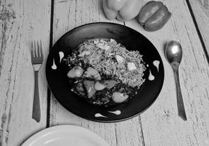 Chicken Fried Rice + Chicken Chilly
