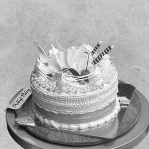 Vanilla Cake [500 Grams] (Eggless)