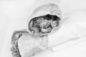 Chilli chicken roll