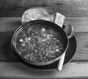 Clear soup  veg